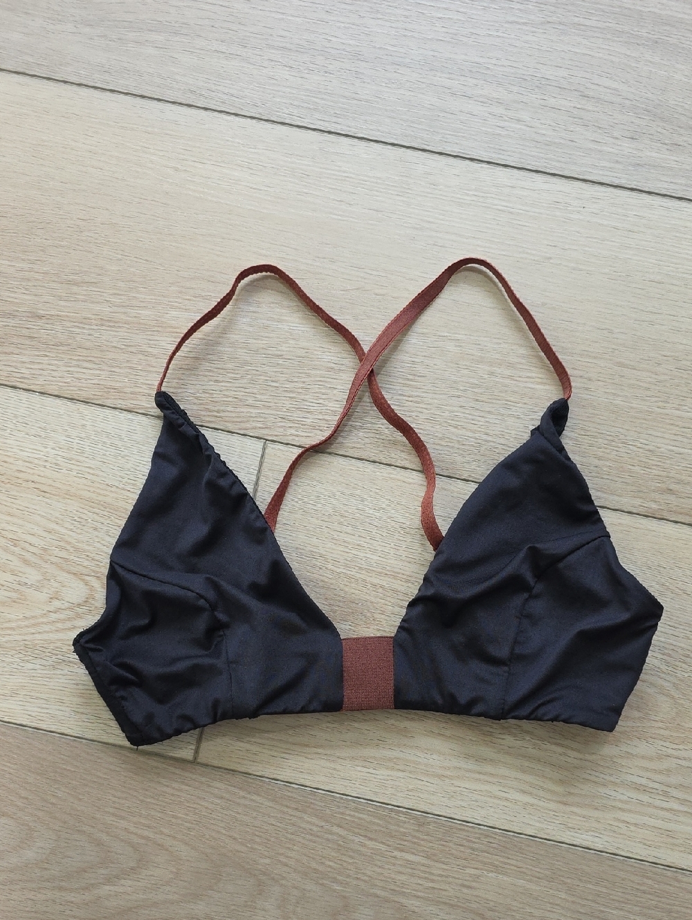 Free People Everyday Triangle Elastic Bralette With Adjustabke Straps